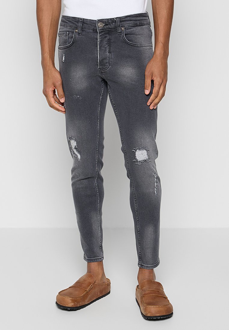 2Y Premium Jeans Tapered Fit zwart