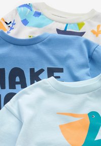 Next SHORT SLEEVE CHARACTER 3 PACK - Trükipildiga T-särk - blue orange