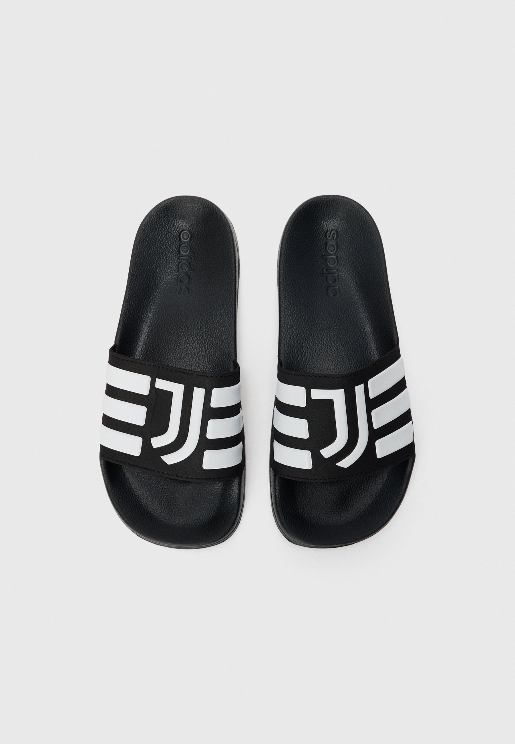 adidas Performance ADILETTE JUVENTUS UNISEX - Ciabatte da mare - core  black/white/nero - Zalando.it