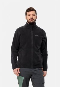 Jack Wolfskin WALDSTEIG FZ  - Flísová bunda - black