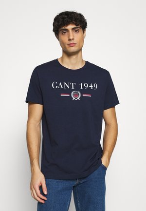 1949 CREST - T-shirt z nadrukiem - evening blue