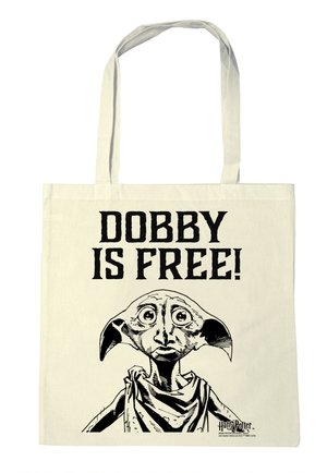 DOBBY-PRINT - Shopping Bag - natur
