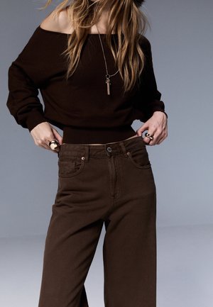Stradivarius, Jean flare - brown