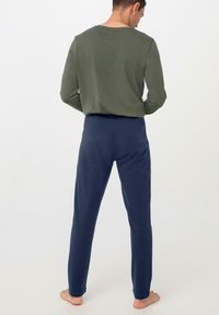 hessnatur SCHLAF AUS REINER - Nachtwäsche Hose - dunkelblau