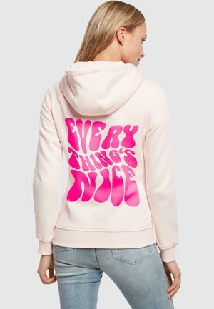 EVERYTHING'S NICE HOODY - Pulover s kapuco - pink