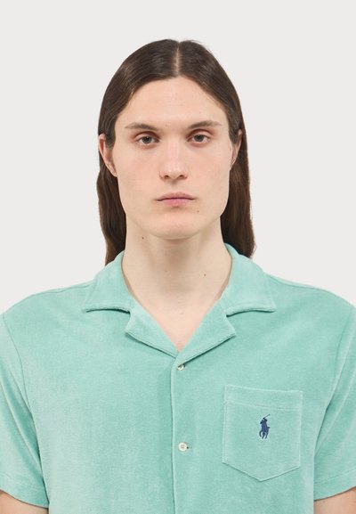 Polo Ralph Lauren TERRY CAMP SHIRT - Chemise - celadon