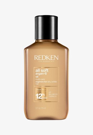 ALL SOFT ARGAN-6 OIL | NOURISHING HAIR OIL FOR SILKY AND SHINY HAIR - Hårvård - -