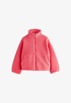 Next, ZIP UP BORG JACKET - Flísová bunda - coral orange