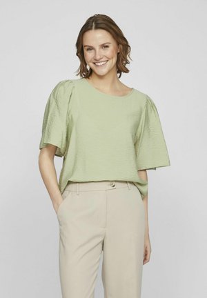 MIT KURZEN  PUFFÄRMEL - Blouse - swamp