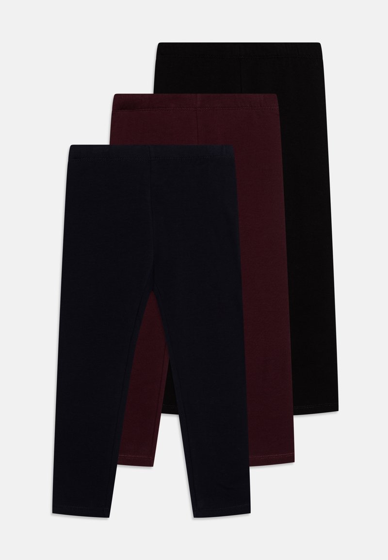 Lindex SOLID INSIDE 3 PACK - Leggings - Byxor - dark lilac