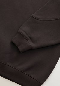 PETITE FIT -  HEAVYWEIGHT LONGLINE WITH SEAM DETAILING  - Mikina - chocolate brown