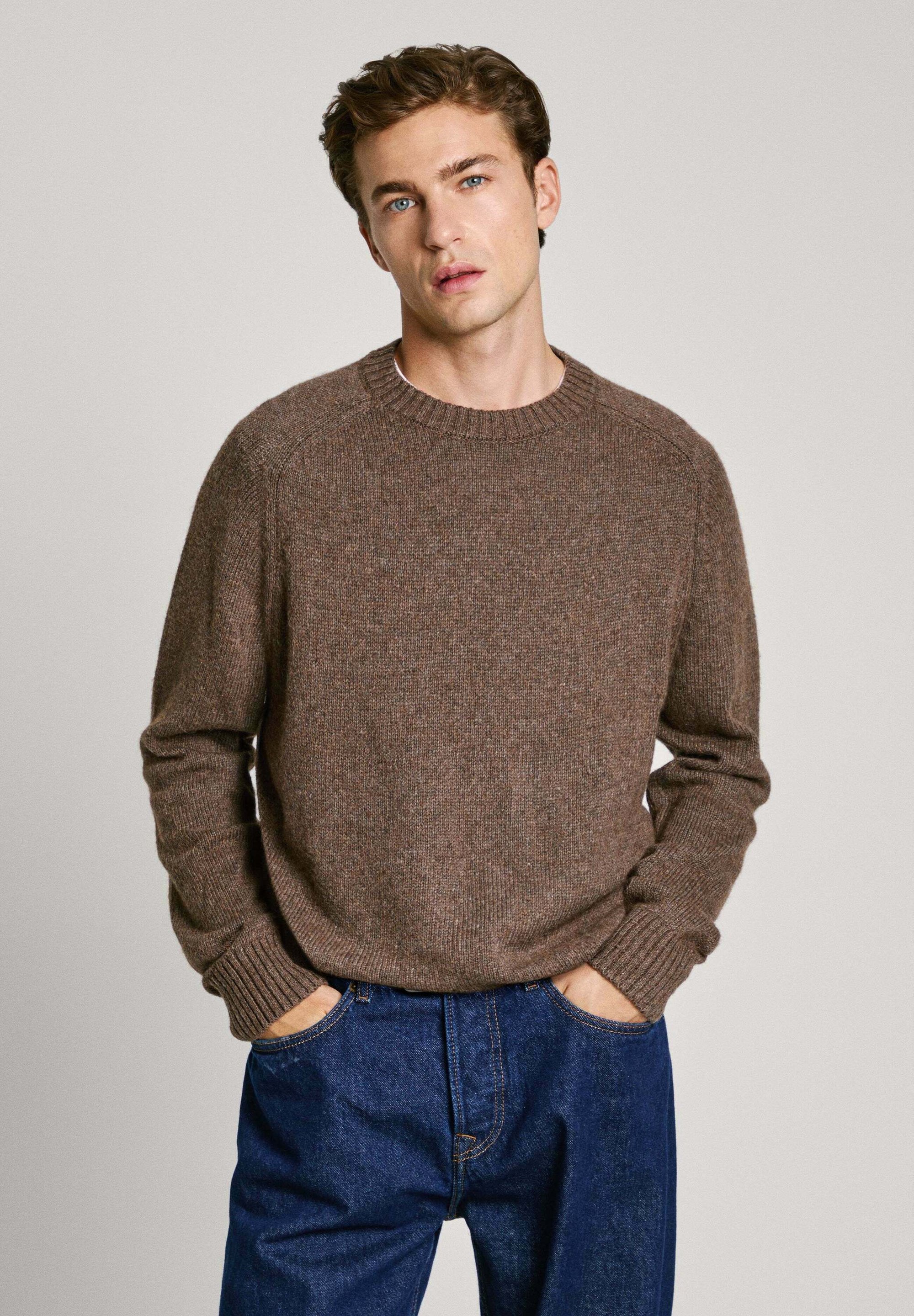 Maglione Pepe Jeans Castle Uomo - Girocollo, Viscosa E Nylon, Design Elegante Con Ricamo - Foto 7