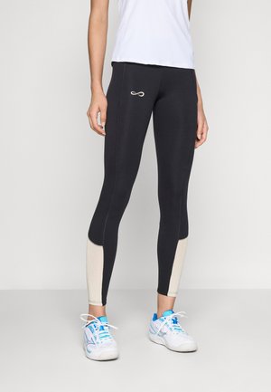 MALLAS LIFT - Leggings - black/gold-coloured