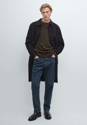 Klassischer Mantel - dark blue
