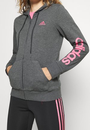 Sweater met rits - grey