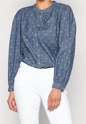 Skjortebluser - blue denim