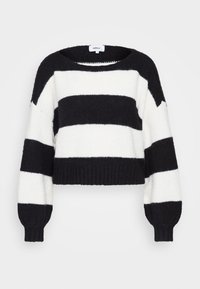 Non selezionato, black stripes/cloud dancer