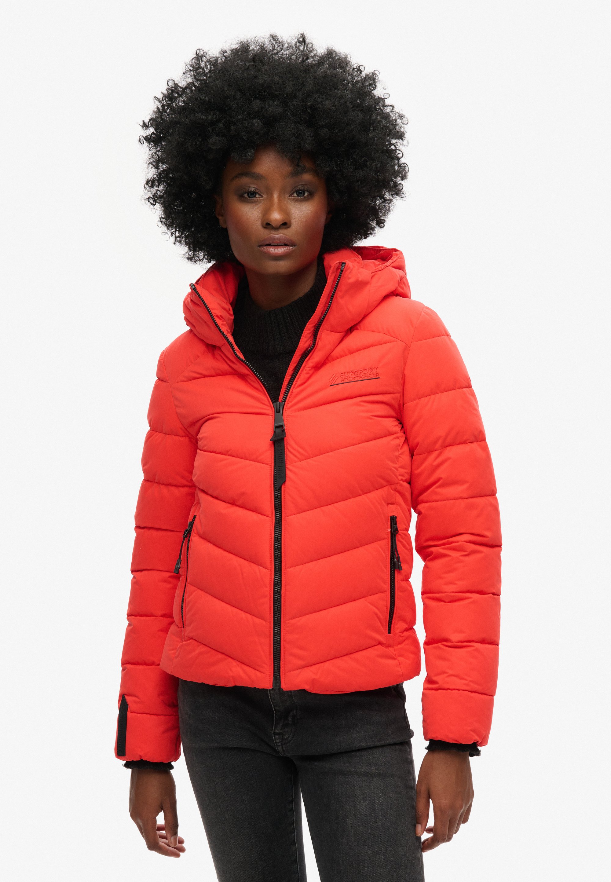Zalando Rote Winterjacke Superdry Winterjacke Damen Super Dry