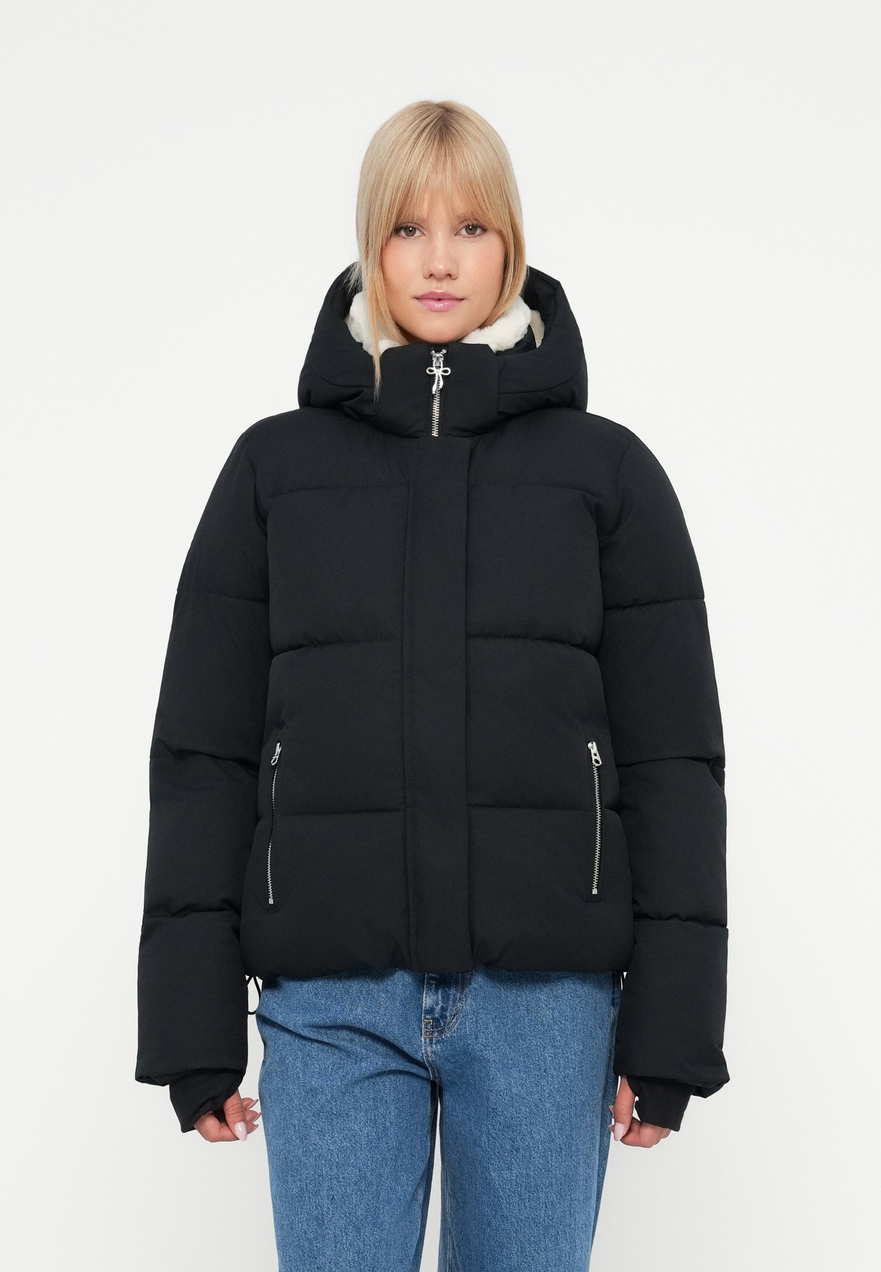 Hollister Co. PUFFER - Winter jacket - black - Zalando.ie Hollister Co. PUFFER - Winter jacket - black - Zalando.ie