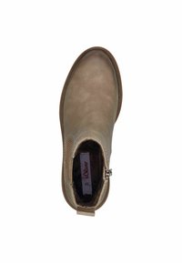 s.Oliver CHELSEA - Botines con plataforma - taupe