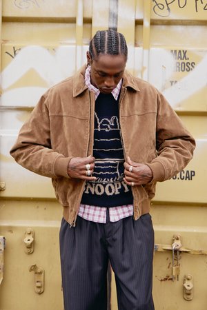 ERIC - Blusão aviador - tan