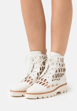 SELINA 51 - Lace-up ankle boots - white/natural/offwhite