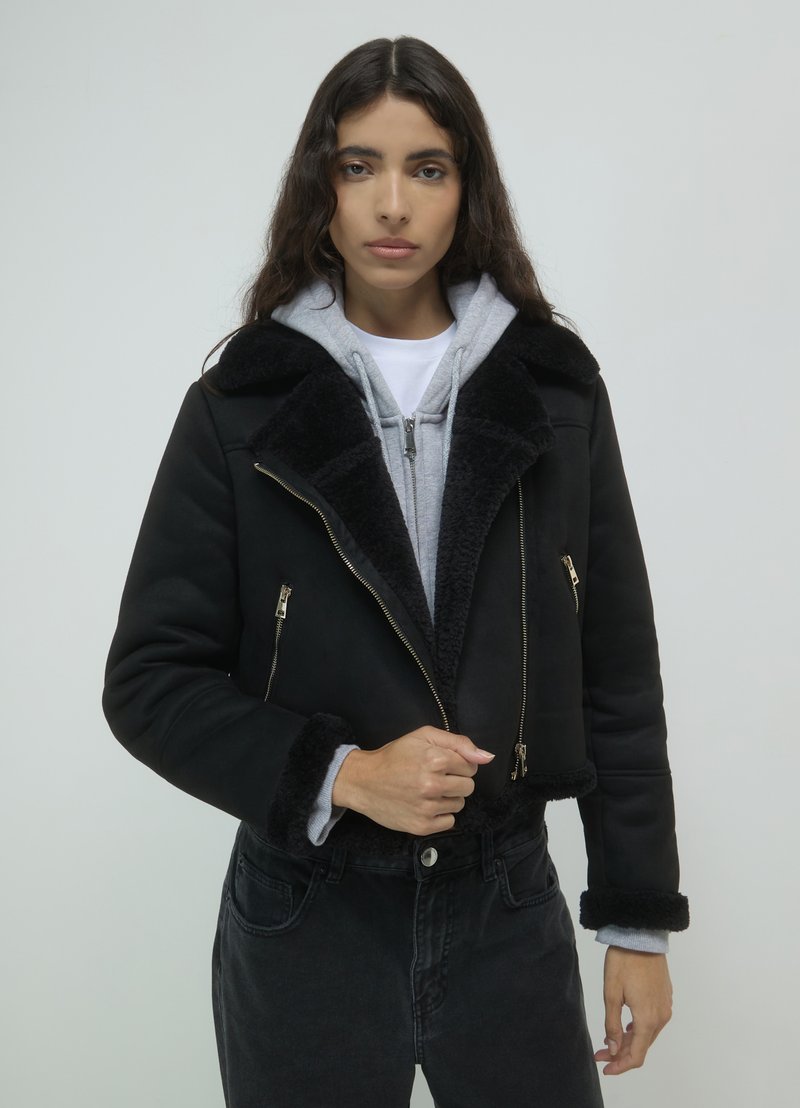 Calliope Giacca in similpelle - noir