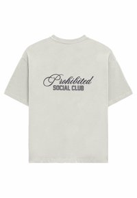 T-shirt con stampa - white grey