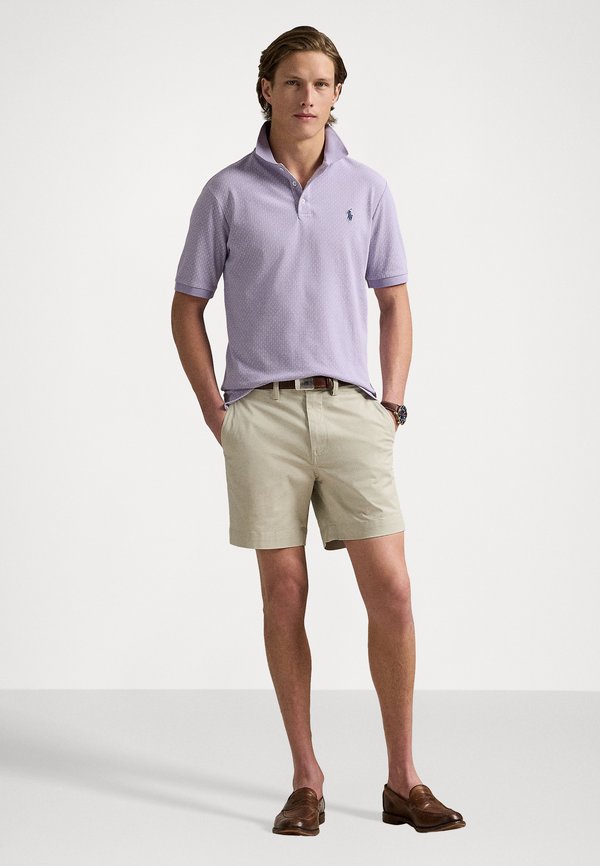 Custom Slim Fit Stretch Mesh Polo Shirt - Polo shirt - lilac3