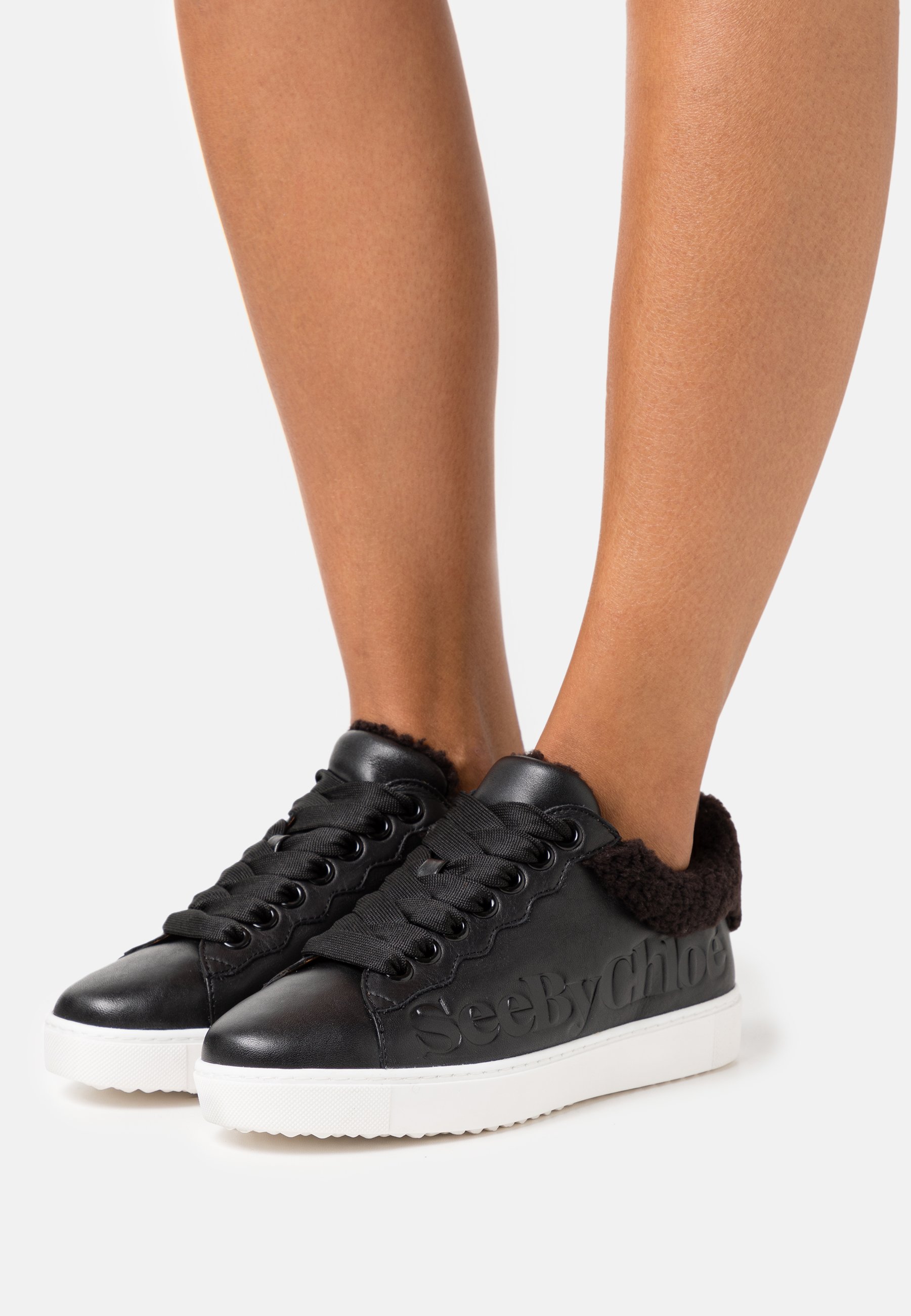 black chloe trainers