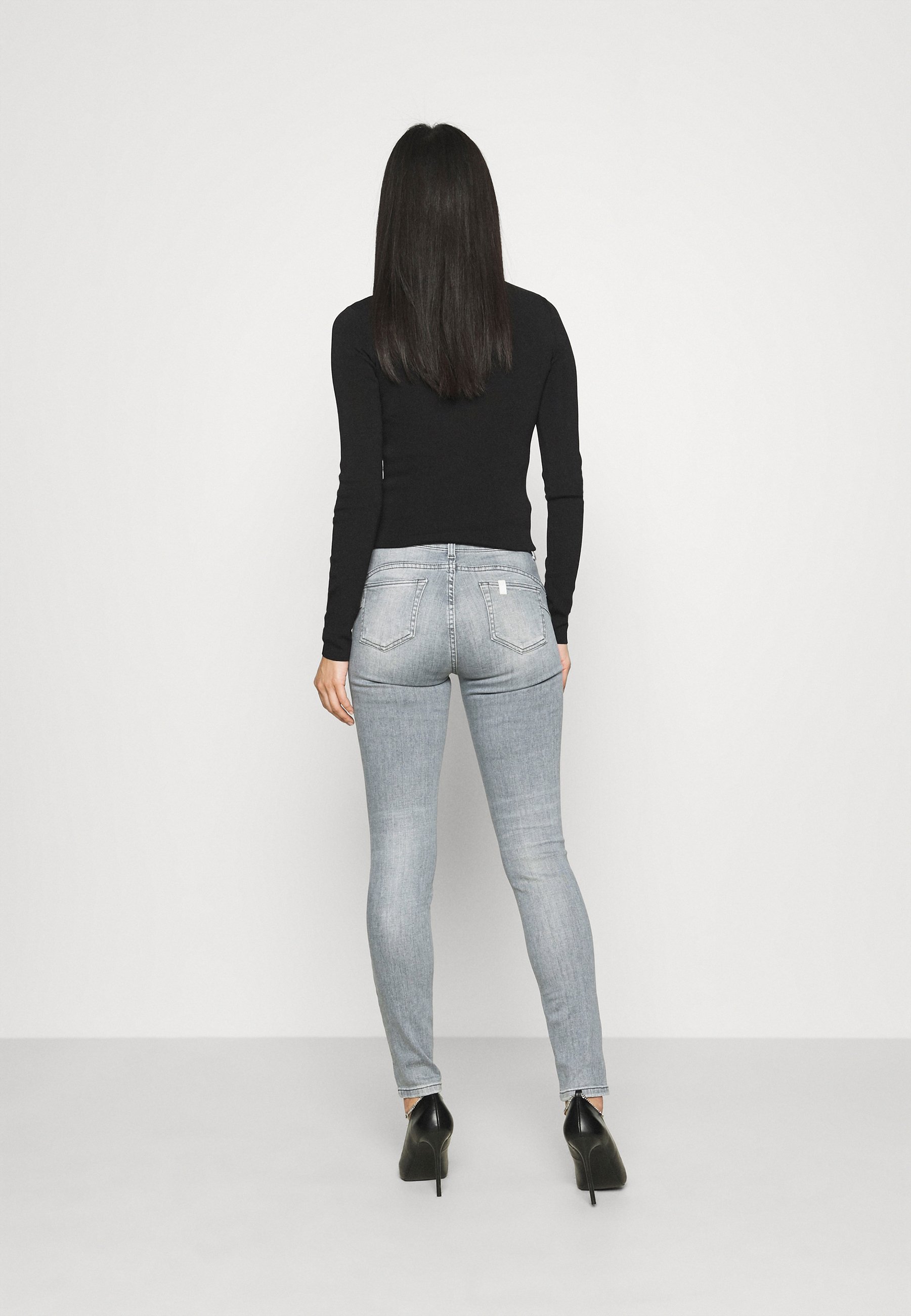 Grey Jeans Divine Liu Jo Jeans Skinny Con Strass Liu Jo Grigio