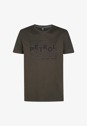 Petrol Industries, T-shirts print - gunmetal