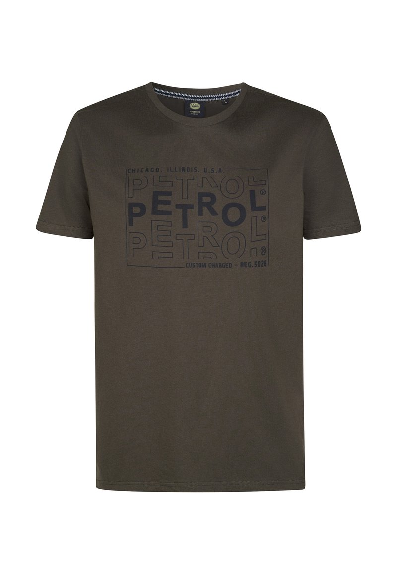 Petrol Industries T-shirt print gunmetal