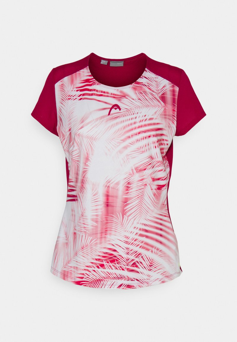 Head T-shirt print (rood)paars Head T-shirt print (rood)paars