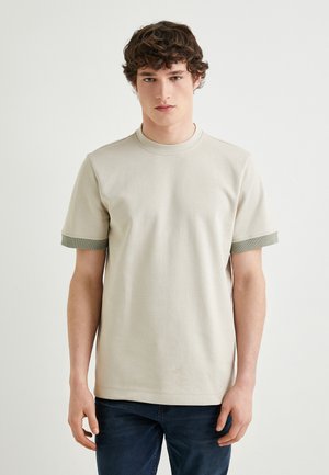 CREW NECK - T-shirts basic - beige
