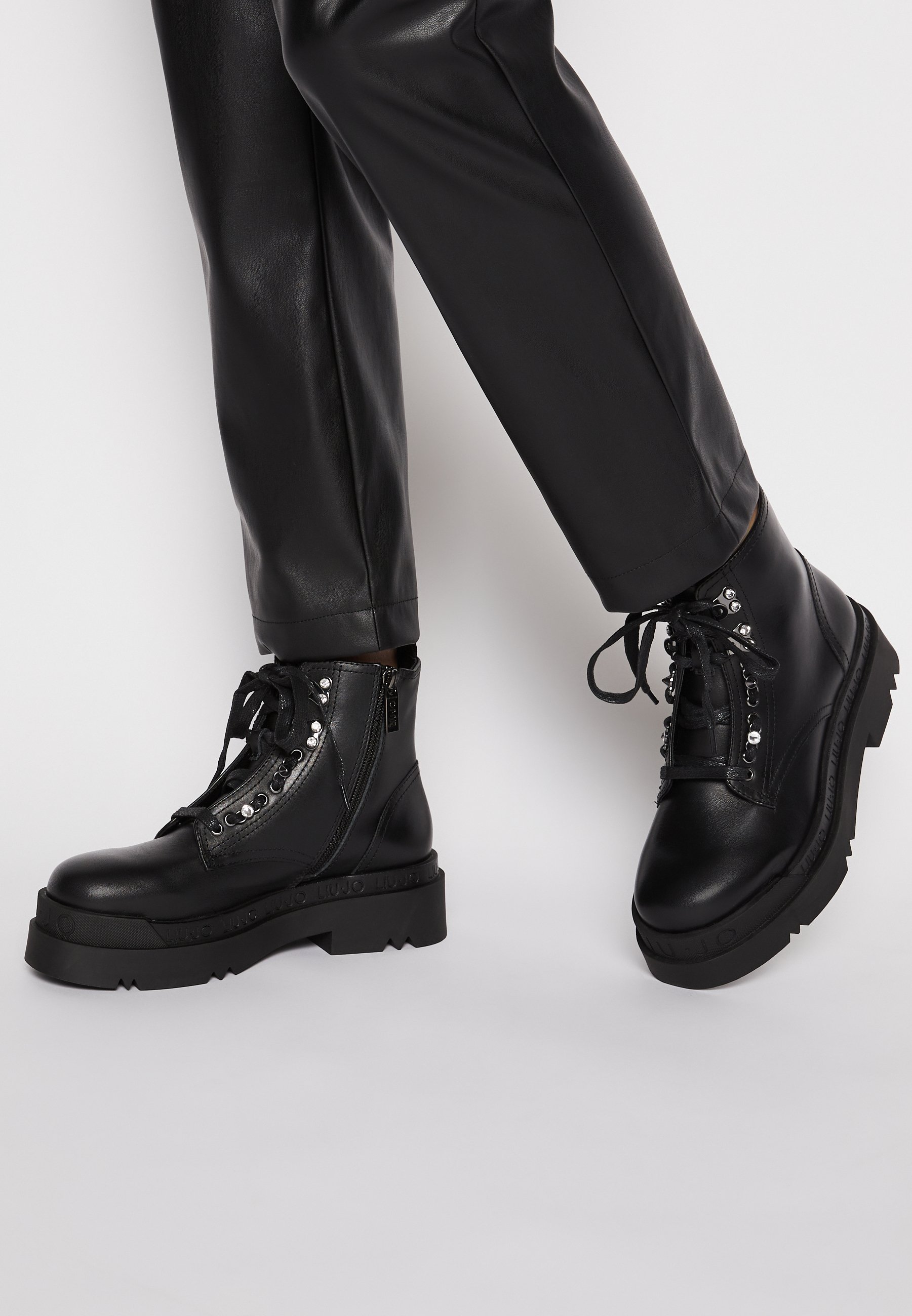 Liu Jo Jeans LOVE BOOTIE - Botines con plataforma - black/negro - Zalando.es