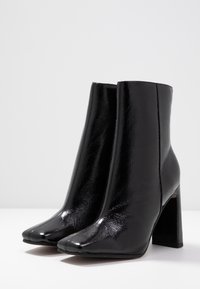 Topshop Botines de tacón - black