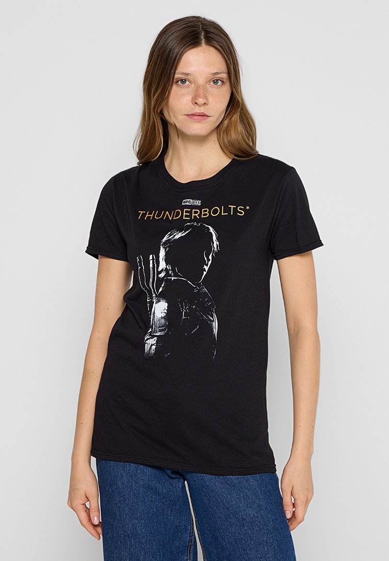 Marvel T-shirt print zwart