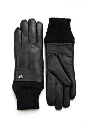 MILOU - LAMMFELL - Gloves - schwarz
