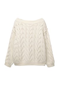 ASYMMETRIC CABLE  - Jumper - beige