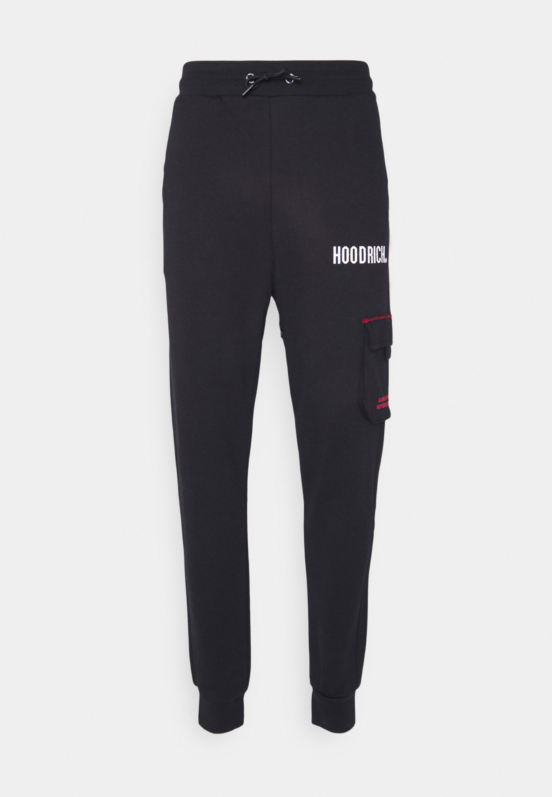 Hoodrich FLEX CARGO JOGGERS - Pantalones cargo - black/red/blanco -  Zalando.es