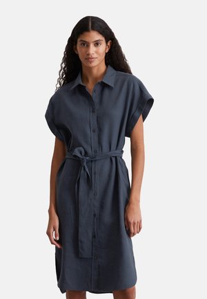 Shirt dress - muted blue