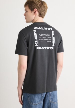 30S BOX GRAPHIC  - T-shirt con stampa - pirate black