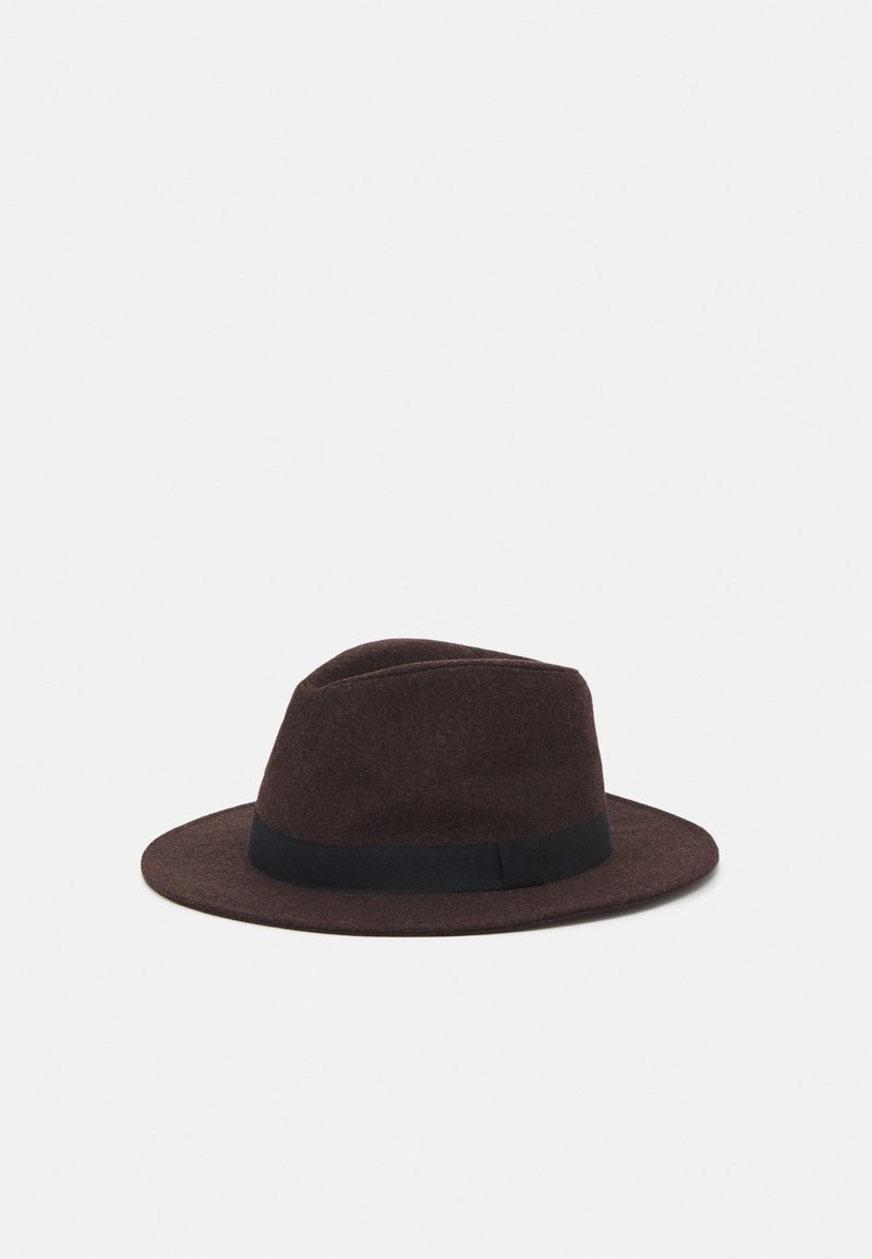 Jack & Jones JACMEDO FEDORA HAT UNISEX - Cappello - chocolate brown