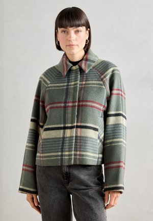 Scotch & Soda BOXY SHIRT JACKET - Light jacket - thyme