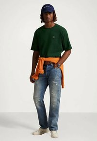 Polo Ralph Lauren RELAXED FIT LOGO JERSEY T-SHIRT - Potiskana majica - northwest pine