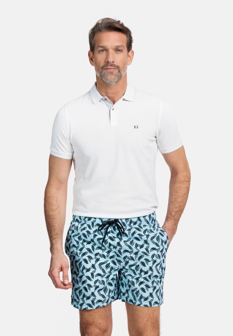 Baileys REGULAR FIT PRINT Swimming shorts mid blue/blue Zalando.de