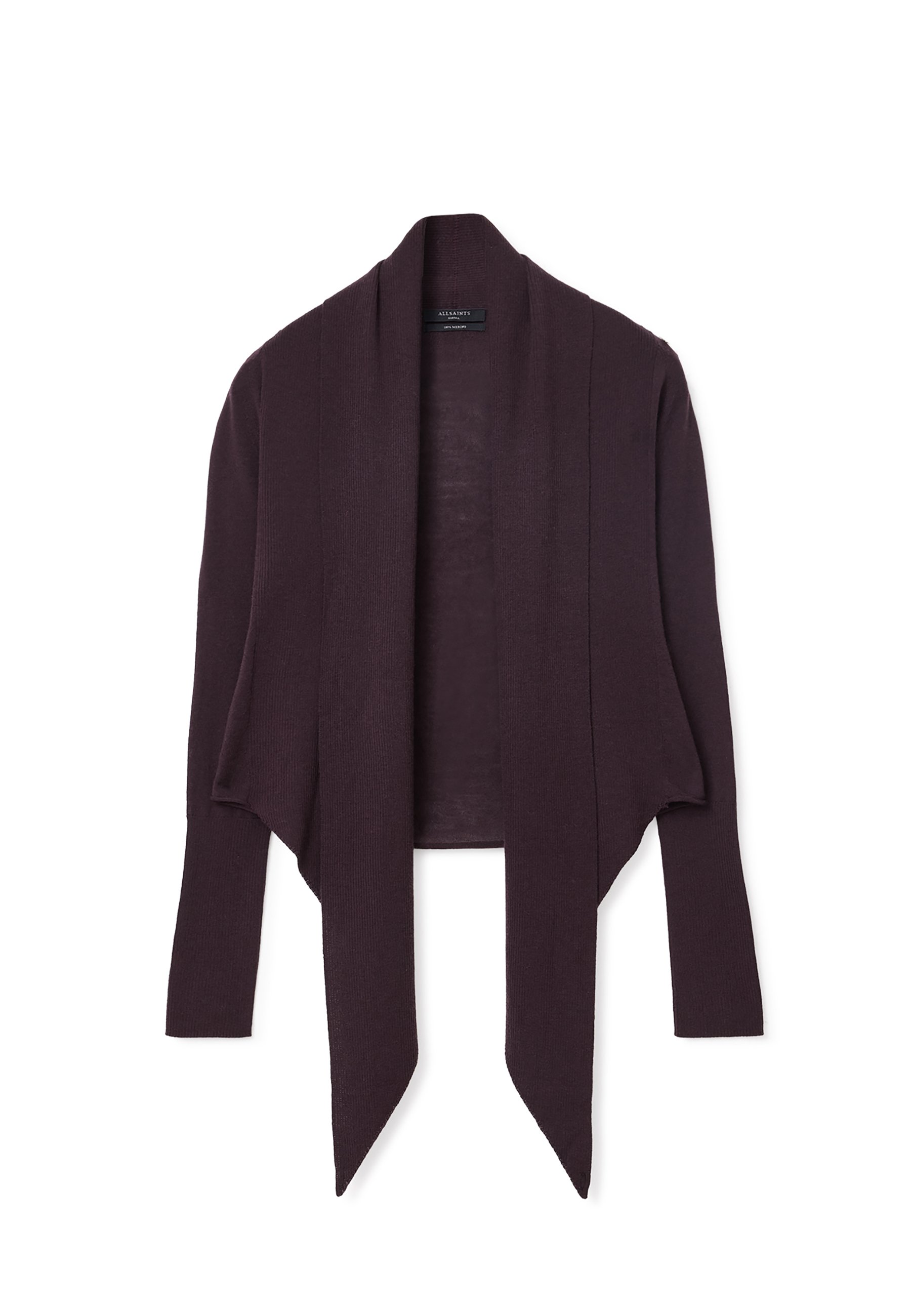 AllSaints WASSON PIRATE - Cardigan - oxblood red/bordeaux