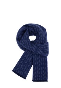 World Of Shawls Sciarpa Donna – Viscosa 100% – Colore Blu Navy – Morbida E Leggera - 2