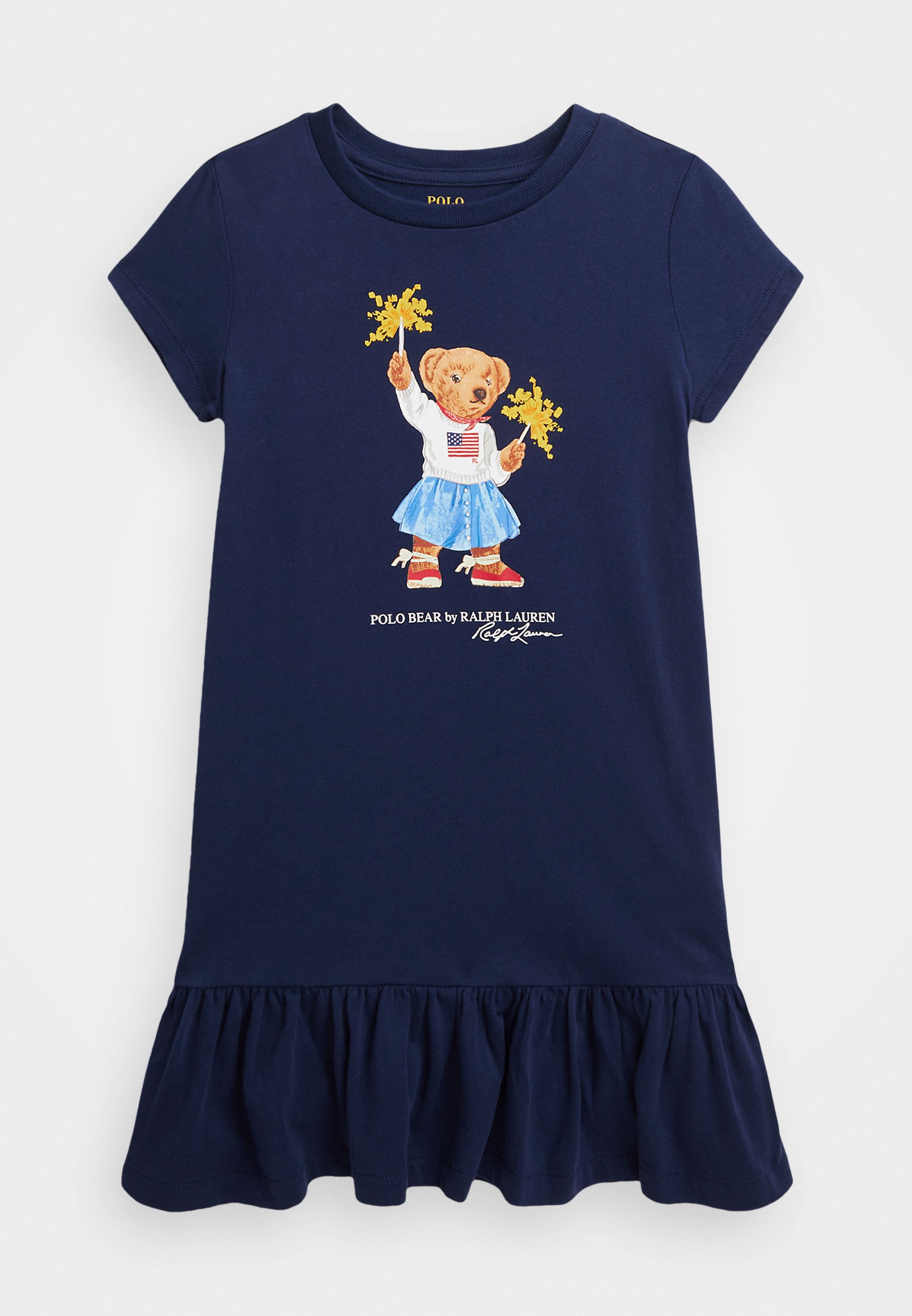 navy jersey tee dress
